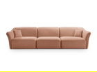 Canapea 5 locuri, Hailey, Micadoni Home, 292x102x79 cm, tesatura boucle, galben mustar