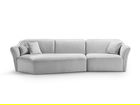 Coltar stanga 5 locuri, Hailey, Micadoni Home, 292x138x79 cm, tesatura boucle, ivoriu