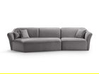 Coltar stanga 5 locuri, Hailey, Micadoni Home, 292x138x79 cm, tesatura boucle, caramiziu