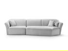 Coltar dreapta 5 locuri, Hailey, Micadoni Home, 292x138x79 cm, tesatura boucle, ivoriu