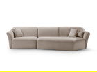 Coltar dreapta 5 locuri, Hailey, Micadoni Home, 292x138x79 cm, tesatura boucle, verde menta