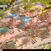 Serviciu de masa 18 piese Urban Pastel, Tognana Porcellane, ceramica, multicolor