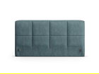 Tablie de pat 140 cm, Micadoni Home, Darren-201, tesatura structurata chenille, verde albastrui melange
