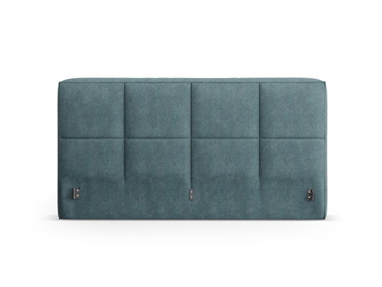 Tablie de pat 140 cm, Micadoni Home, Darren-201, tesatura structurata chenille, verde albastrui melange