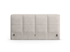 Tablie de pat 180 cm, Micadoni Home, Darren-201, tesatura structurata chenille, bej melange