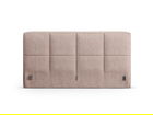 Tablie de pat 180 cm, Micadoni Home, Darren-201, tesatura structurata chenille, roz melange