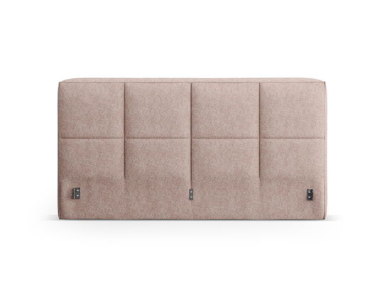 Tablie de pat 180 cm, Micadoni Home, Darren-201, tesatura structurata chenille, roz melange