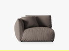 Modul stanga pentru canapea, 1 loc, Chris-259, Micadoni Home, 130x100x80 cm, tesatura structurata chenille, bej sand