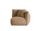 Modul dreapta pentru canapea, 1 loc, Chris-184, Micadoni Home, 110x100x80 cm, catifea, bej sand