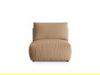 Modul pentru canapea, 1 loc, Chris-184, Micadoni Home, 100x85x80 cm, catifea, bej sand