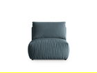 Modul pentru canapea, 1 loc, Chris-184, Micadoni Home, 100x85x80 cm, catifea, albastru pastel