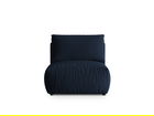 Modul pentru canapea, 1 loc, Chris-184, Micadoni Home, 100x85x80 cm, catifea, albastru regal