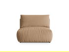 Modul pentru canapea, 1 loc, Chris-184, Micadoni Home, 105x100x80 cm, catifea, bej sand