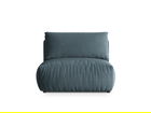 Modul pentru canapea, 1 loc, Chris-184, Micadoni Home, 105x100x80 cm, catifea, albastru pastel
