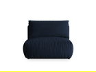 Modul pentru canapea, 1 loc, Chris-184, Micadoni Home, 105x100x80 cm, catifea, albastru regal