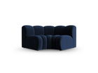 Modul pentru canapea, 1 loc, Lupine-44, Micadoni Home, 185x95x70 cm, catifea, albastru regal