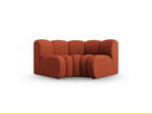 Modul pentru canapea, 1 loc, Lupine-140, Micadoni Home, 185x95x70 cm, tesatura chenille din poliester, teracota