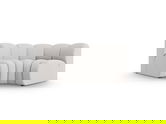 Modul pentru canapea, 1 loc, Lupine-140, Micadoni Home, 185x95x70 cm, tesatura chenille din poliester, gri deschis