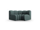 Modul pentru canapea, 1 loc, Lupine-140, Micadoni Home, 185x95x70 cm, tesatura chenille din poliester, petrol