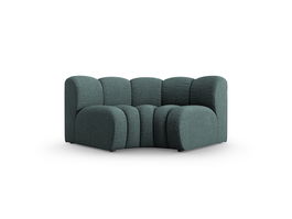 Modul pentru canapea, 1 loc, Lupine-140, Micadoni Home, 185x95x70 cm, tesatura chenille din poliester, petrol