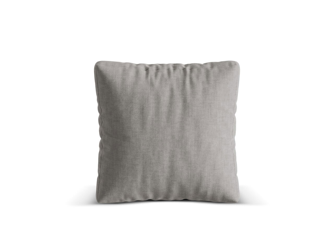 Perna decorativa, Martina-169, Micadoni Home, 65x65 cm, tesatura structurata chenille, gri deschis