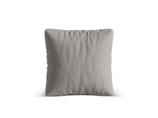 Perna decorativa, Martina-169, Micadoni Home, 65x65 cm, tesatura structurata chenille, gri deschis
