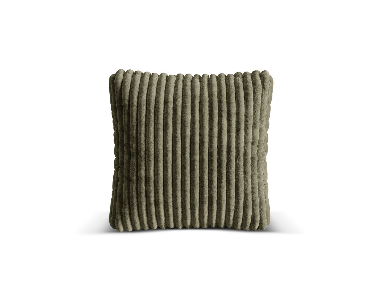 Perna decorativa, Martina-212, Micadoni Home, 65x65 cm, velur, verde moss