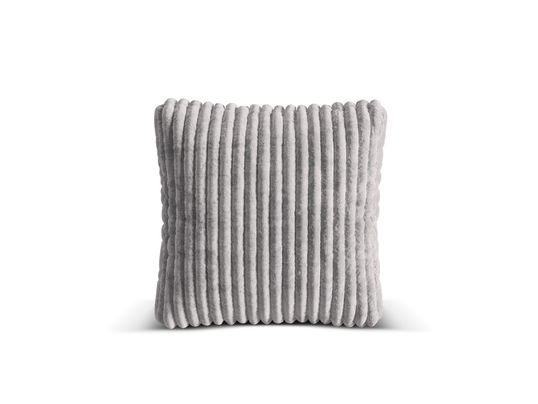 Perna decorativa, Martina-212, Micadoni Home, 65x65 cm, velur, gri deschis