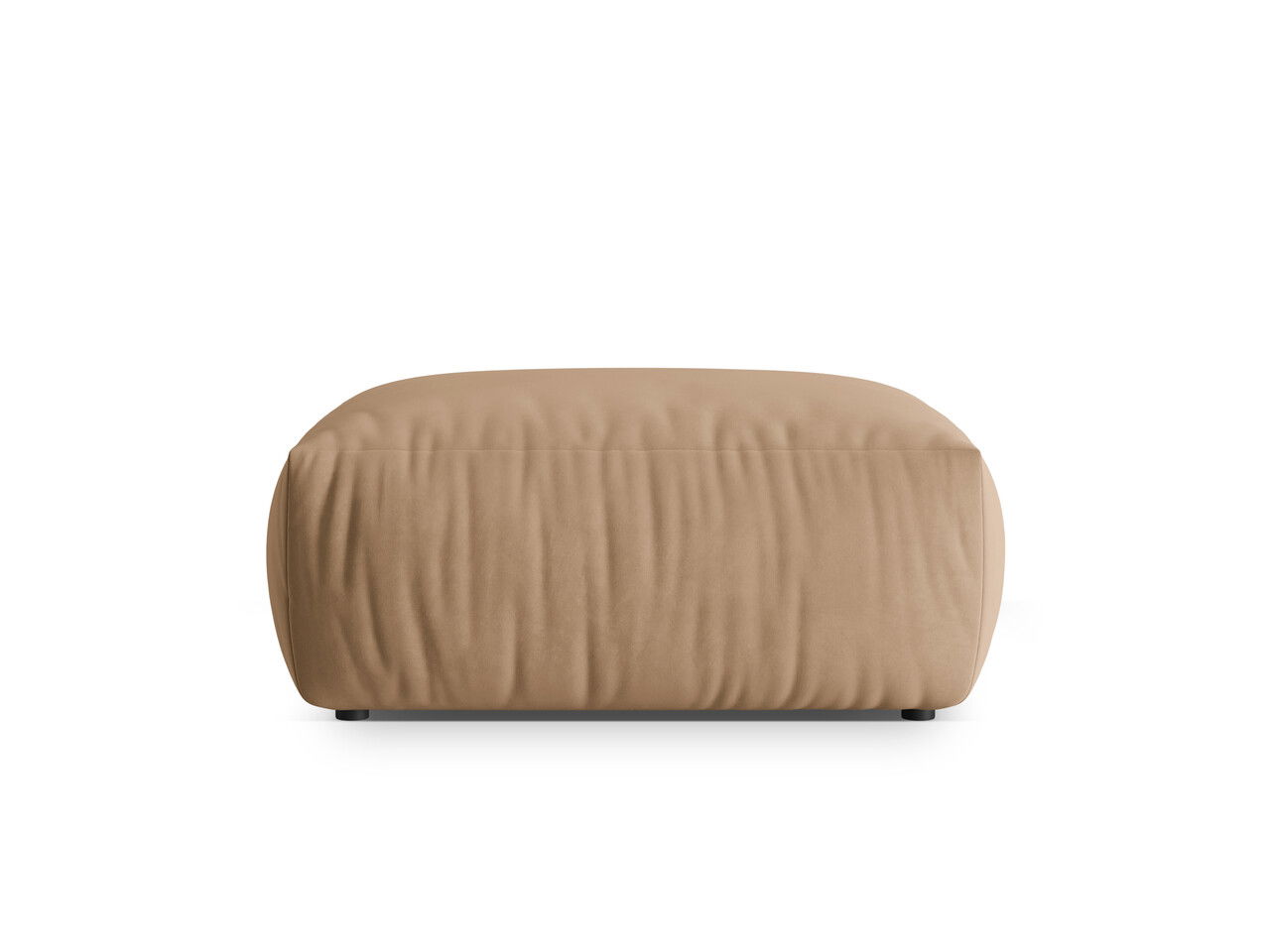 Taburet, Chris-184, Micadoni Home, 100x85x43 cm, catifea, bej sand