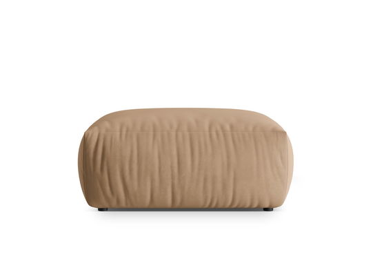 Taburet, Chris-184, Micadoni Home, 100x85x43 cm, catifea, bej sand