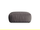 Taburet, Chris-184, Micadoni Home, 100x85x43 cm, catifea, gri inchis