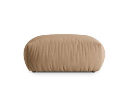 Taburet, Chris-184, Micadoni Home, 100x100x43 cm, catifea, bej sand