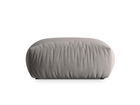 Taburet, Chris-184, Micadoni Home, 100x100x43 cm, catifea, gri