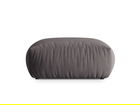 Taburet, Chris-184, Micadoni Home, 100x100x43 cm, catifea, gri inchis