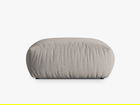 Taburet, Chris-259, Micadoni Home, 100x100x43 cm, tesatura structurata chenille, natural