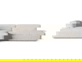 Coltar modular stanga 4 locuri, Nuria-260, Micadoni Home, 312x147x72 cm, tesatura boucle, gri bej melange
