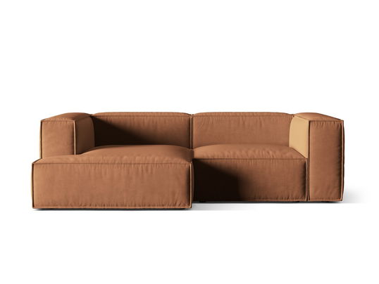 Coltar modular stanga 3 locuri, Nuria-88, Micadoni Home, 252x147x72 cm, catifea, miere