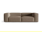 Canapea 4 locuri, Nuria-215, Micadoni Home, 250x110x72 cm, tesatura structurata chenille, cappuccino