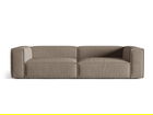 Canapea 5 locuri, Nuria-88, Micadoni Home, 290x110x72 cm, catifea, gri beton