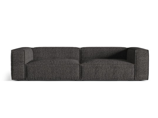 Canapea 5 locuri, Nuria-260, Micadoni Home, 290x110x72 cm, tesatura boucle, antracit