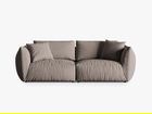 Canapea modulara 4 locuri, Chris-259, Micadoni Home, 260x100x80 cm, tesatura structurata chenille, bej sand