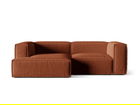 Coltar modular stanga 3 locuri, Nuria-215, Micadoni Home, 252x147x72 cm, tesatura structurata chenille, caramiziu