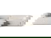 Coltar modular stanga 4 locuri, Nuria-260, Micadoni Home, 292x147x72 cm, tesatura boucle, gri bej melange