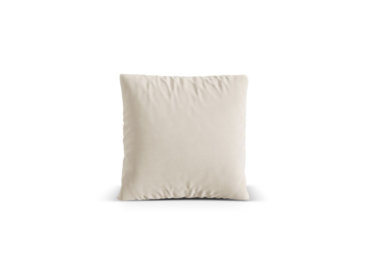 Perna decorativa, Nuria-88, Micadoni Home, 40x40 cm, catifea, bej