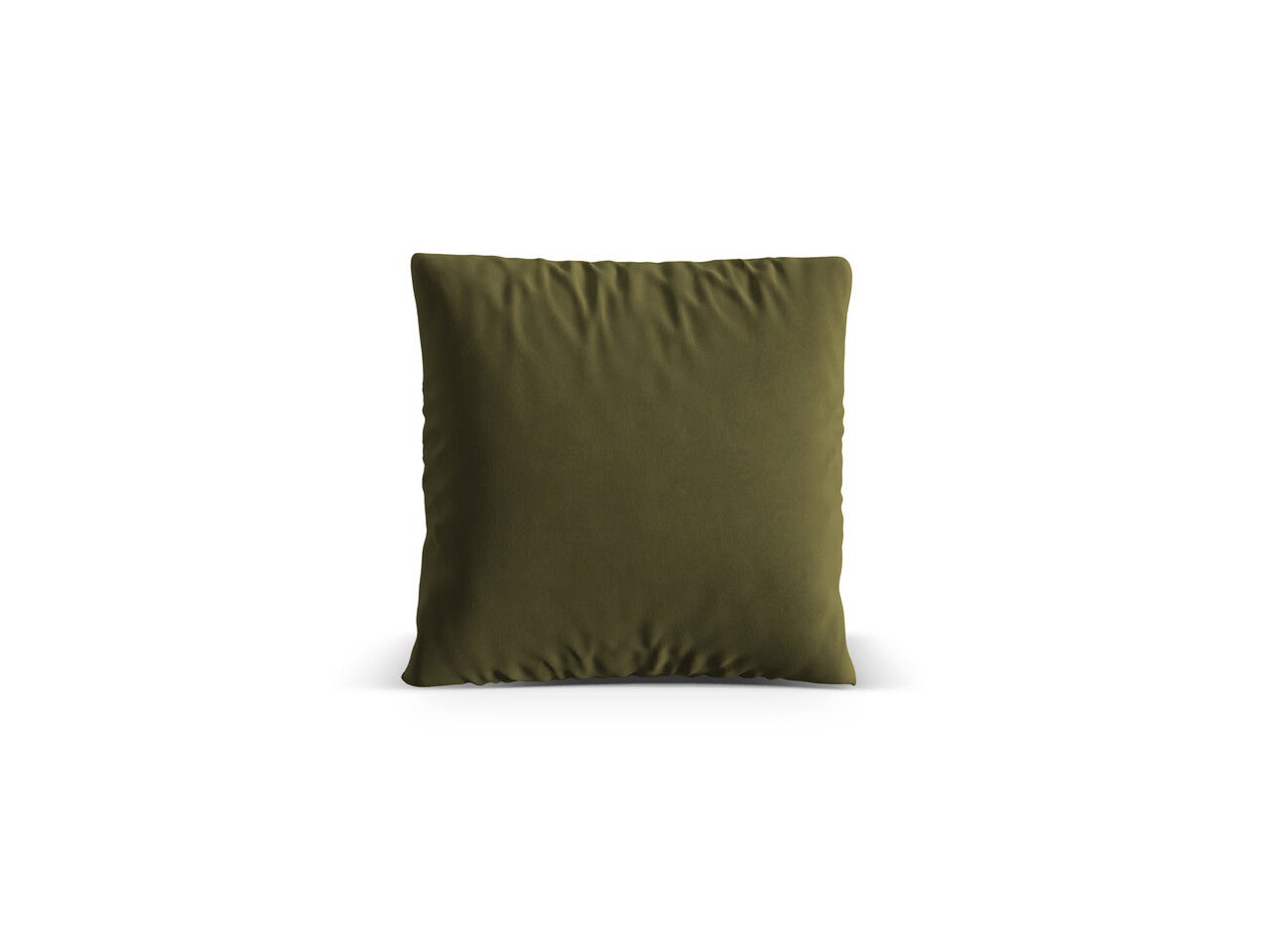Perna decorativa, Nuria-88, Micadoni Home, 40x40 cm, catifea, verde moss melange