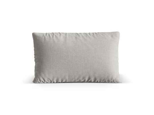 Perna decorativa, Nuria-215, Micadoni Home, 60x40x17 cm, tesatura structurata chenille, gri deschis