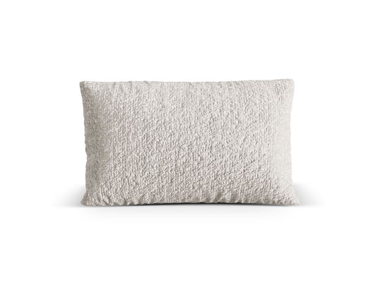 Perna decorativa, Nuria-260, Micadoni Home, 60x40x17 cm, tesatura boucle, gri bej melange