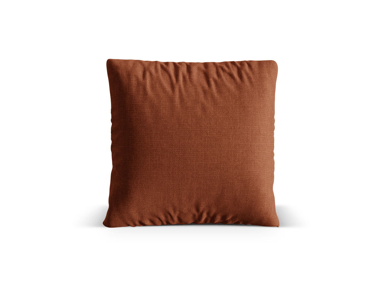 Perna decorativa, Nuria-215, Micadoni Home, 70x70 cm, tesatura structurata chenille, caramiziu