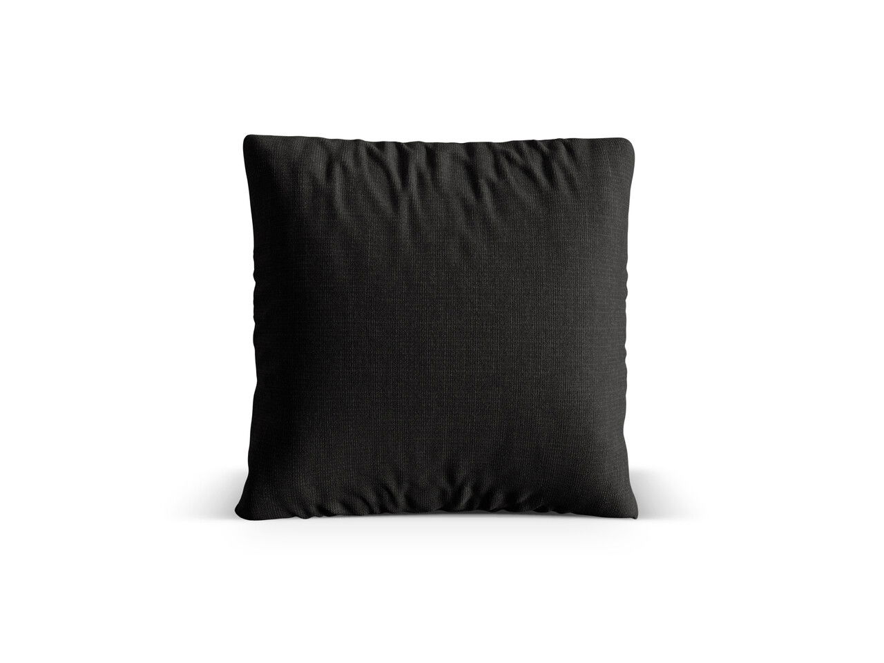 Perna decorativa, Nuria-215, Micadoni Home, 70x70 cm, tesatura structurata chenille, negru