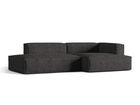 Coltar modular dreapta 4 locuri, Nuria-260, Micadoni Home, 312x147x72 cm, tesatura boucle, antracit